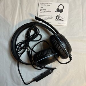 Cyber Acoustics AC-5002 Analog Headset